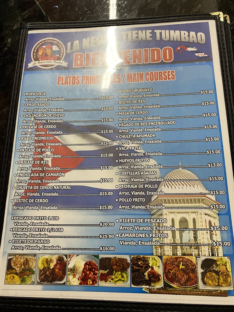 La Negra Tiene Tumbao Menu - Image 2